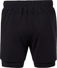 BCG Men's Tech Knit 2 1 Shorts 7 in.