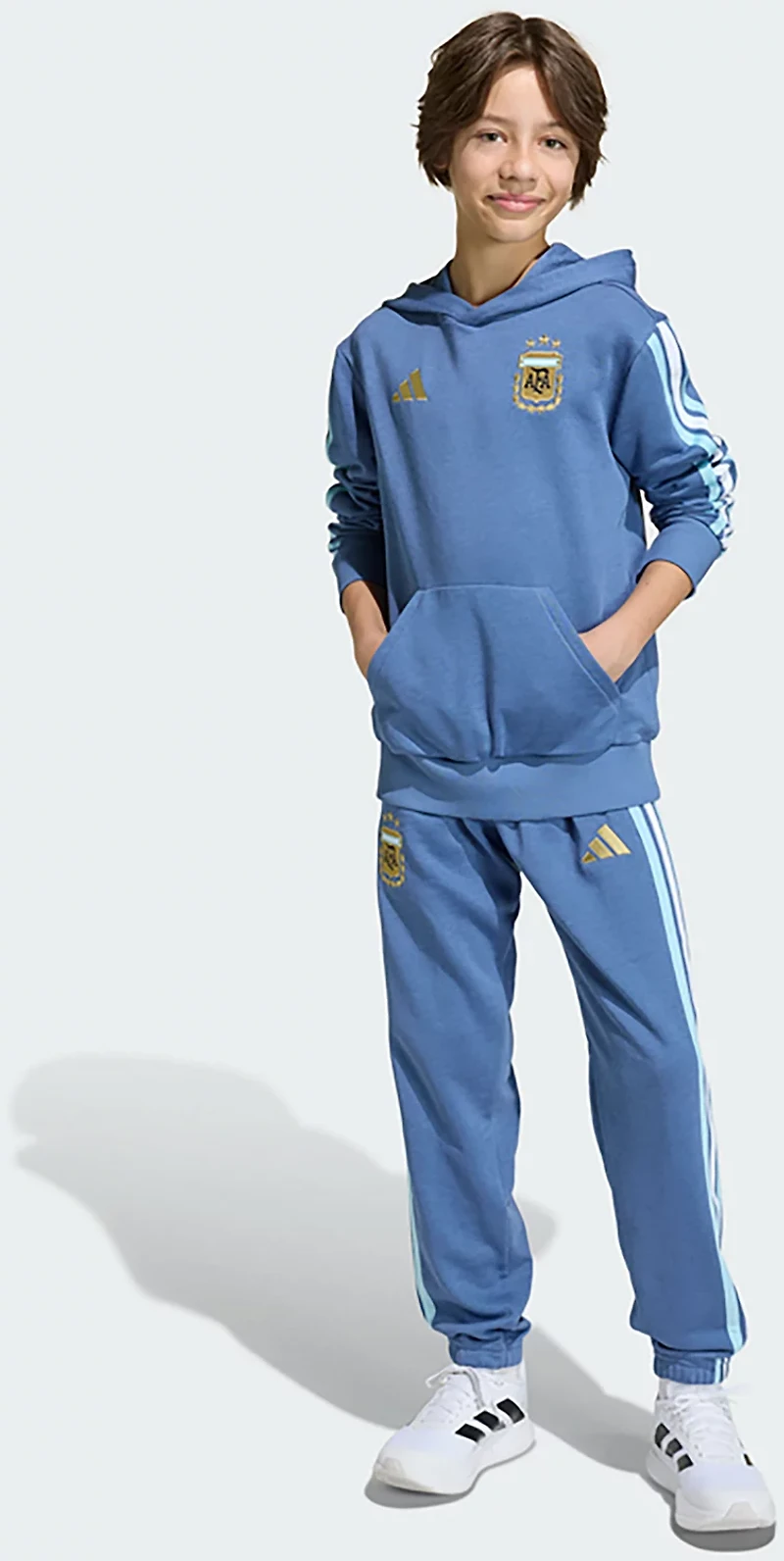 adidas Youth Argentina World Cup 2026 DNA Tracksuit Pants