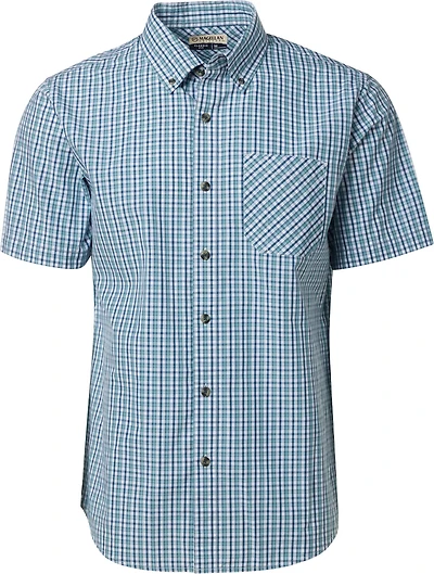Magellan Outdoors Men's Summerville Plaid Short Sleeve Shirt
