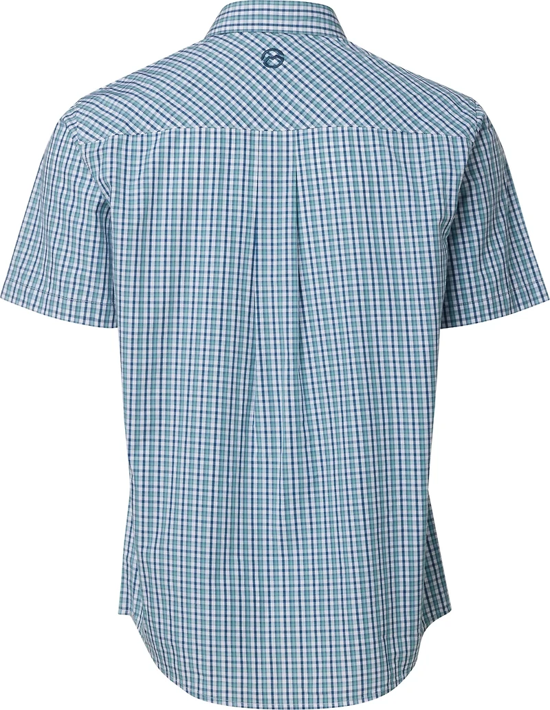 Magellan Outdoors Men's Summerville Plaid Short Sleeve Shirt