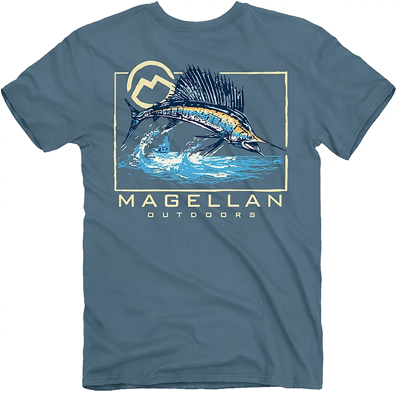 Magellan Outdoors Men's Sailfish Blues T-shirt