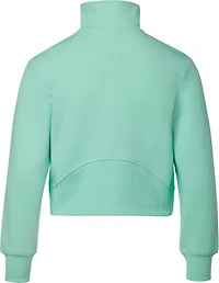 BCG Girls' Double Knit 1/4-Zip Long Sleeve Top