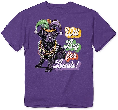 Academy Sports + Outdoors Men's Will Beg For Beads T-shirt
