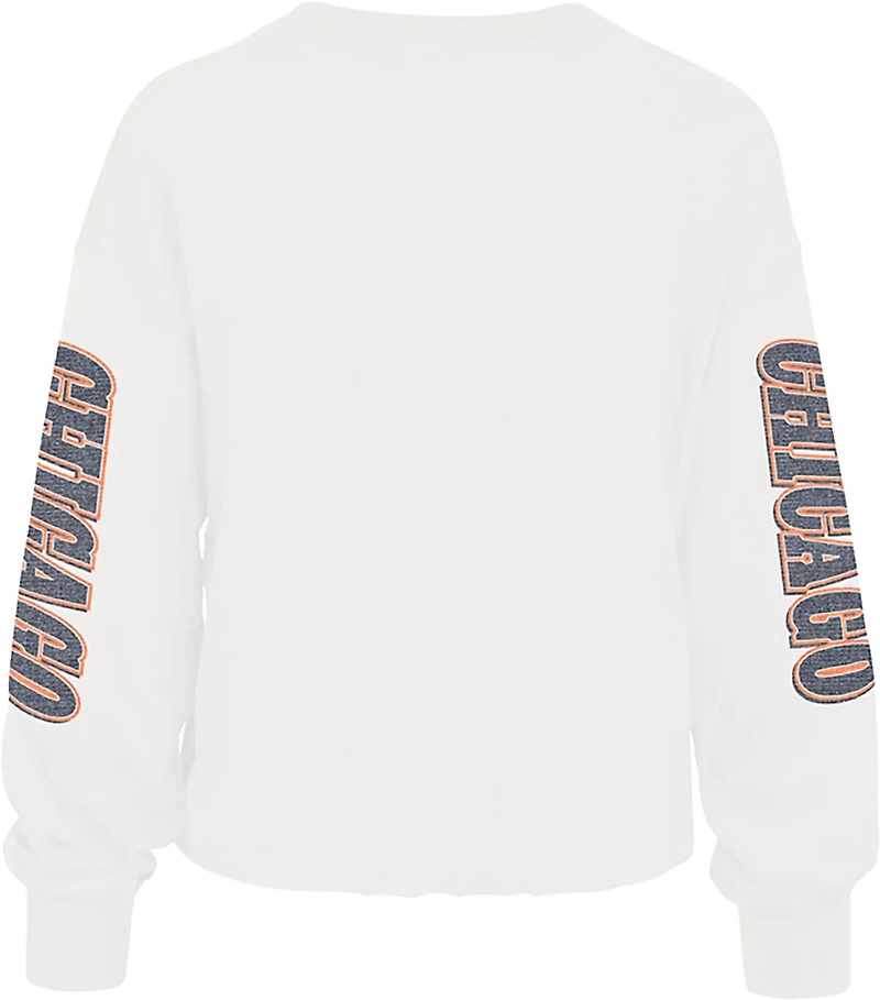 '47 Women's Chicago Bears Brushback Parkway Long Sleeve Crewneck Shirt