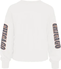 '47 Women's Chicago Bears Brushback Parkway Long Sleeve Crewneck Shirt
