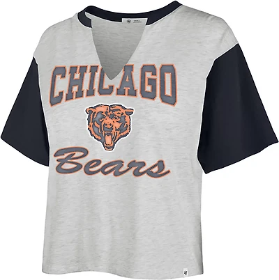 '47 Women's Chicago Bears Sandy Daze Dolly Crop Short Sleeve T-shirt