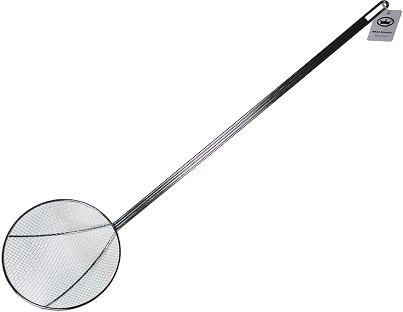 King Kooker Heavy-Duty 36 in Chrome-Plated Skimmer with 9 in Wire Mesh Bow