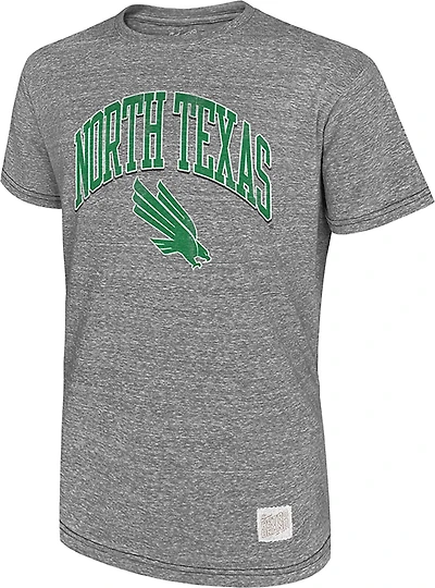 Retro Brand Men's University of North Texas School Arch Graphic T-shirt