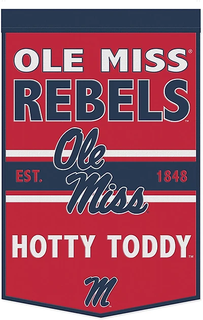 WinCraft University of Mississippi Wool Banner