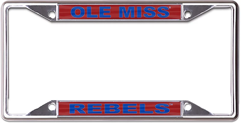 WinCraft University of Mississippi Stainless Steel Printed License Plate Frame