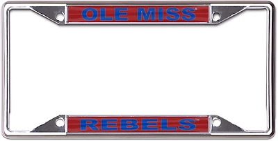WinCraft University of Mississippi Stainless Steel Printed License Plate Frame