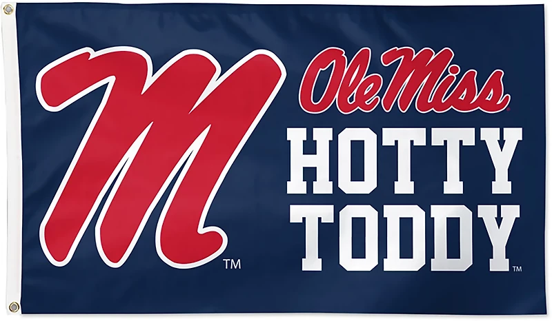 WinCraft University of Mississippi Mascot Deluxe 3 ft x 5 ft Flag
