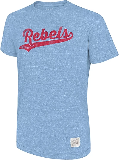 Retro Brand Men's University of Mississippi Rebels Script Graphic T-shirt