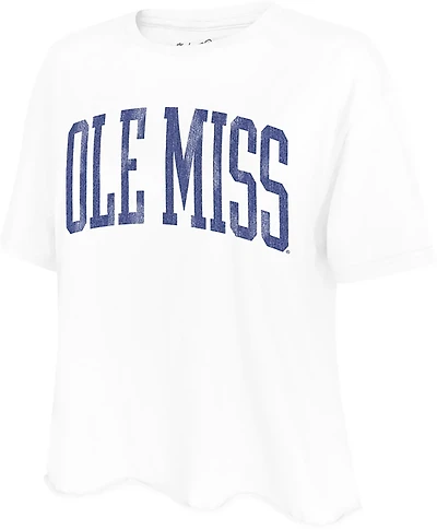 Retro Brand Women's University of Mississippi School Arch Meet and Greet Graphic T-shirt