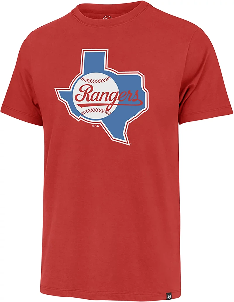 '47 Men's Texas Rangers Cooperstown Imprint Franklin Short Sleeve T-shirt