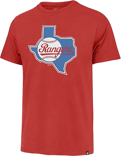 '47 Men's Texas Rangers Cooperstown Imprint Franklin Short Sleeve T-shirt