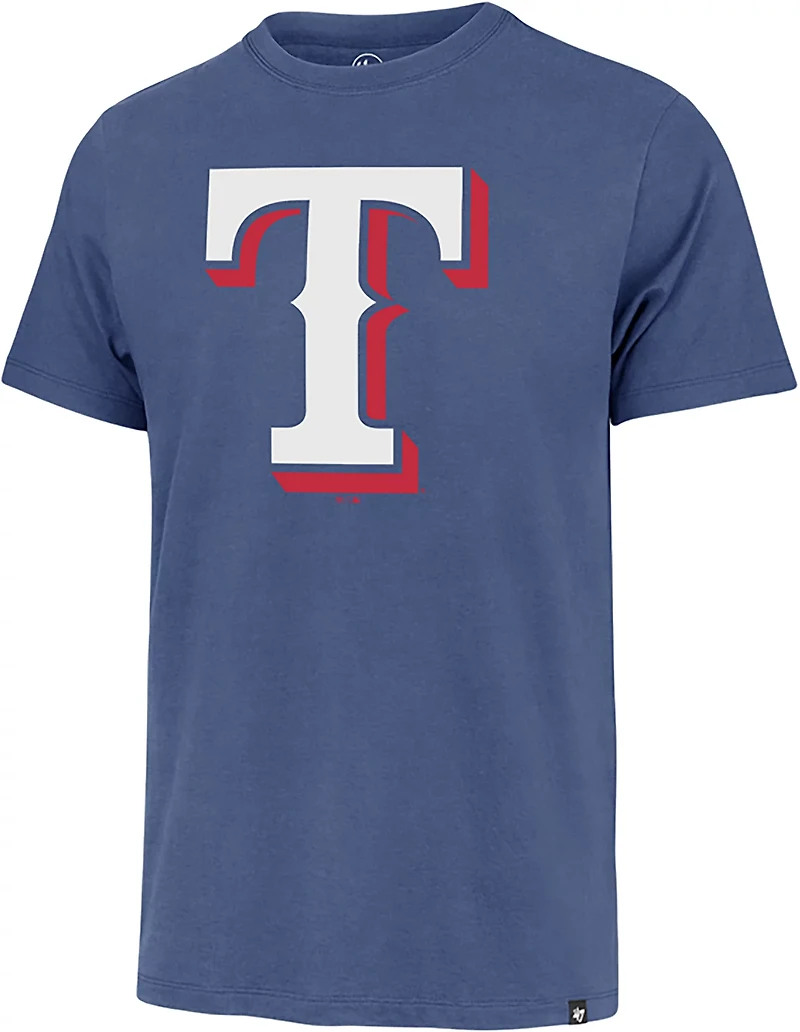 '47 Men's Texas Rangers Imprint Logo Franklin Short Sleeve T-shirt