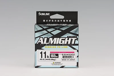 Sunline Almight Sinking 11 lb. - 165 yards Braided Fishing Line