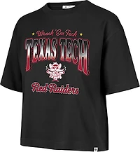 '47 Women's Texas Tech Red Raiders Vibe Check Reed City Boxy Short Sleeve T-shirt