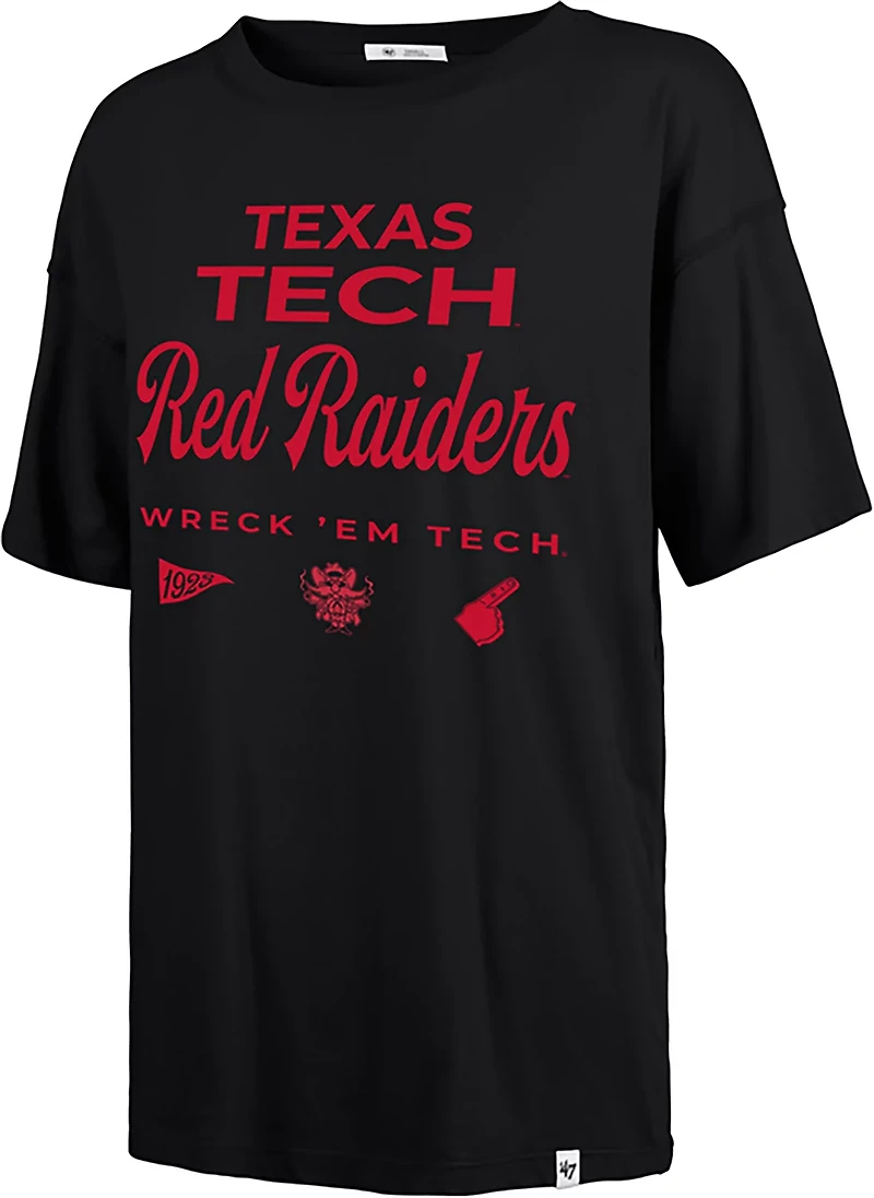 '47 Women's Texas Tech Red Raiders Show Off Sadie Short Sleeve T-shirt