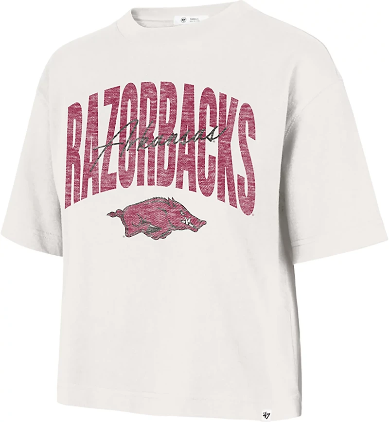 '47 University of Arkansas Women's Muse Reed City Boxy Crop Graphic T-shirt