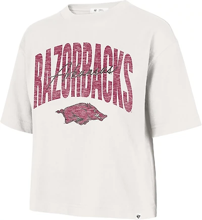 '47 University of Arkansas Women's Muse Reed City Boxy Crop Graphic T-shirt