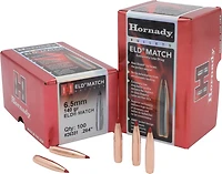 Hornady ELD Match 6.5mm .264 140-Grain Bullets