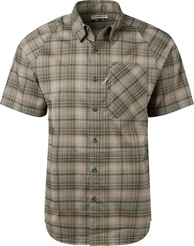 Magellan Outdoors Men's Hickory Canyon Plaid Short Sleeve Shirt