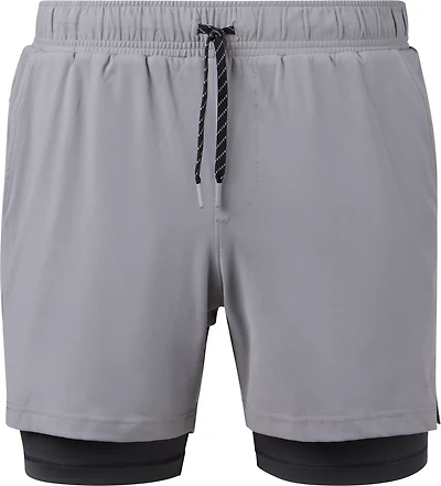 BCG Men's Tech Knit 2 1 Shorts 7 in.