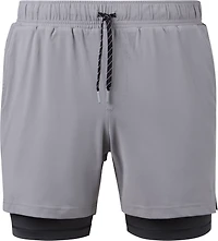 BCG Men's Tech Knit 2 1 Shorts 7 in.