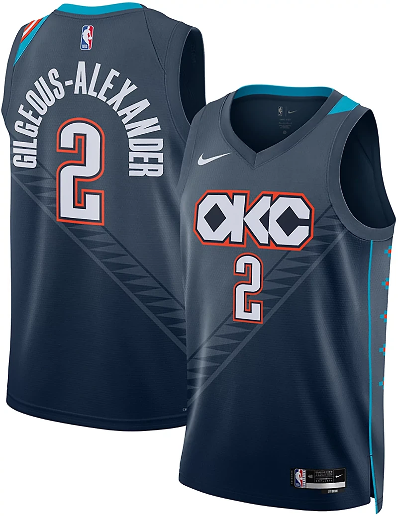 Nike Men's Oklahoma City Thunder Shai Gilgeous-Alexander Swingman Edition Jersey