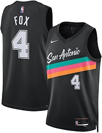 Nike Men's San Antonio Spurs De'Aaron Fox City Edition '25 Player Name & Number Jersey