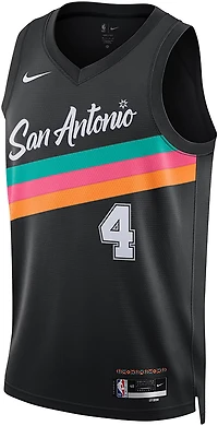 Nike Men's San Antonio Spurs De'Aaron Fox City Edition '25 Player Name & Number Jersey