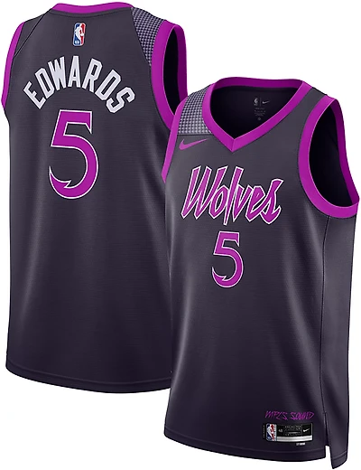 Nike Men's Minnesota Timberwolves 2025 City Edition Anthony Edwards Swingman Jersey