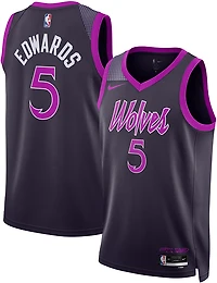 Nike Men's Minnesota Timberwolves 2025 City Edition Anthony Edwards Swingman Jersey