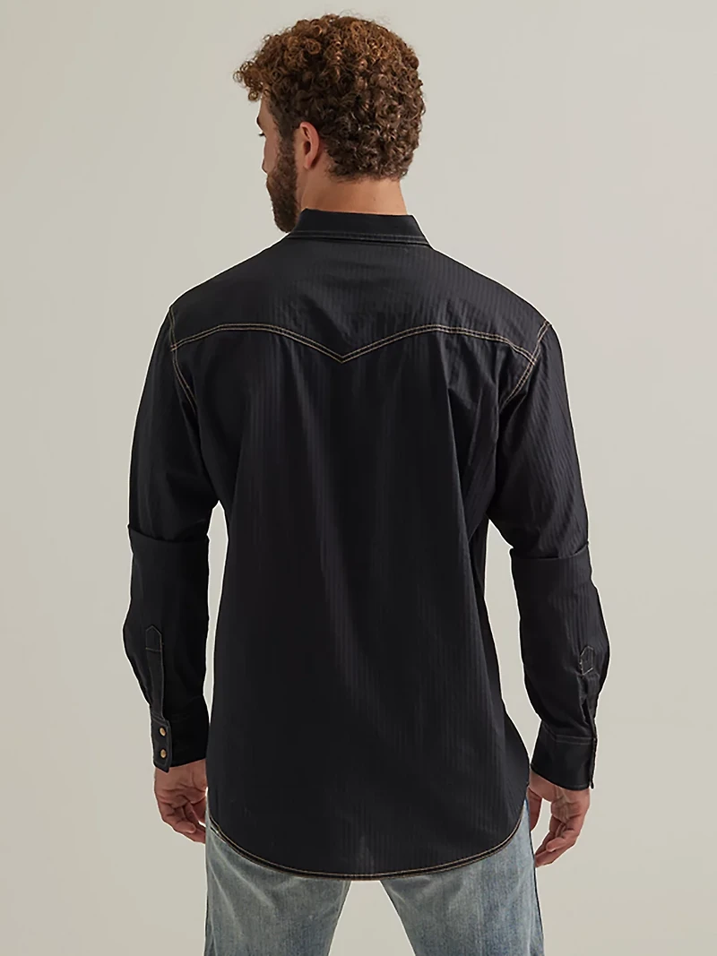 Wrangler Men's Retro Premium Long Sleeve Snap Shirt