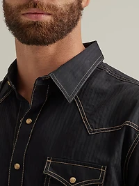 Wrangler Men's Retro Premium Long Sleeve Snap Shirt