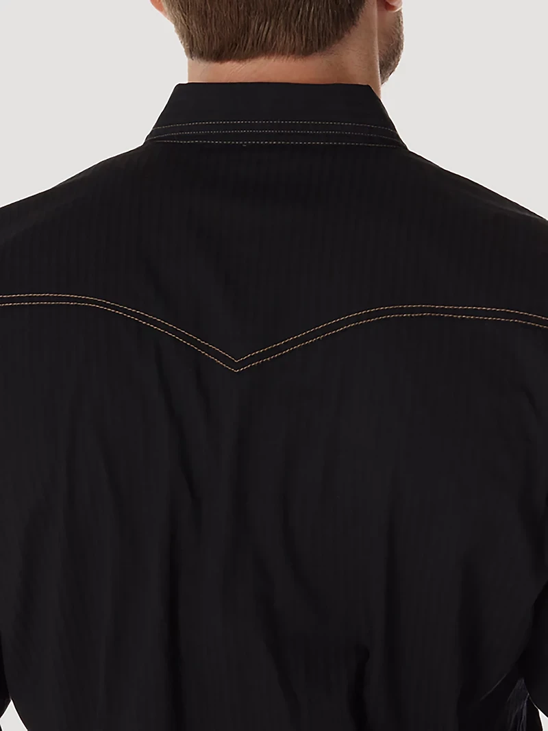 Wrangler Men's Retro Premium Long Sleeve Snap Shirt