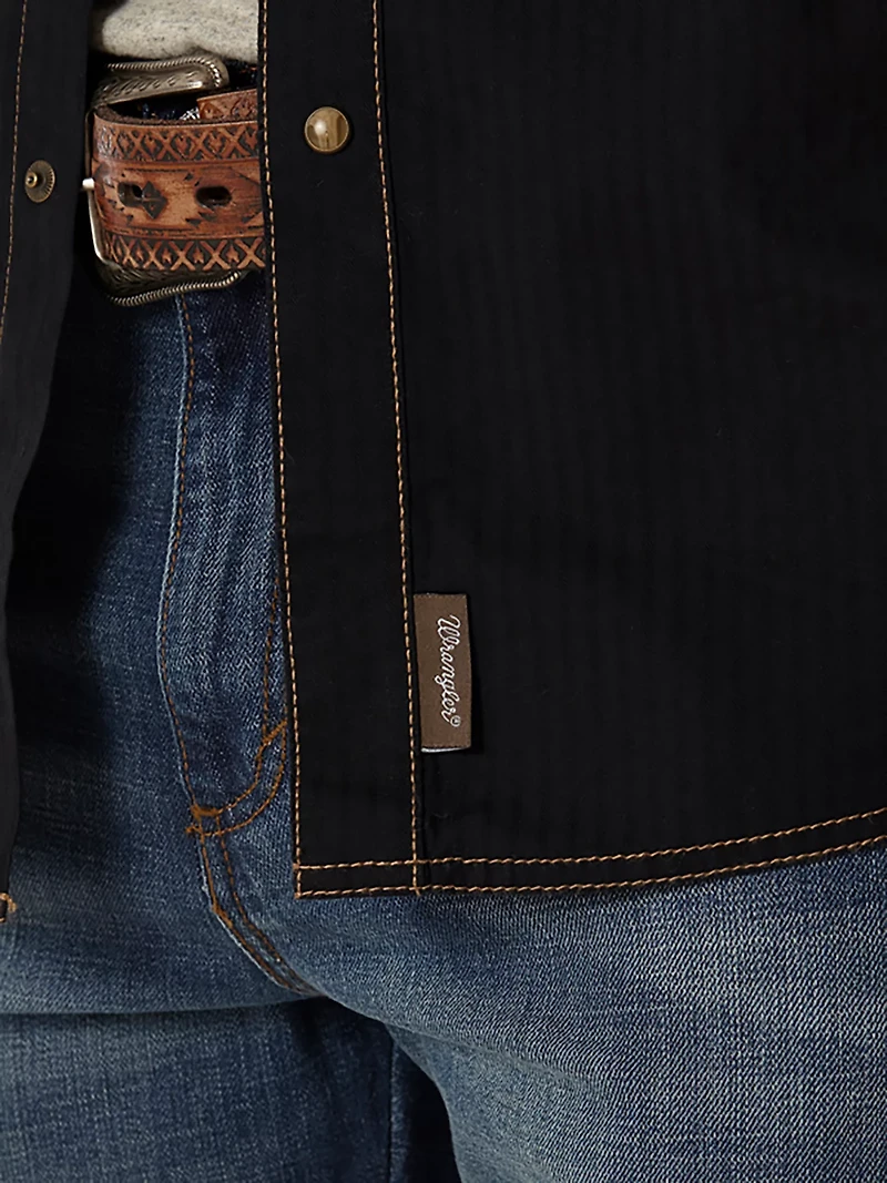 Wrangler Men's Retro Premium Long Sleeve Snap Shirt