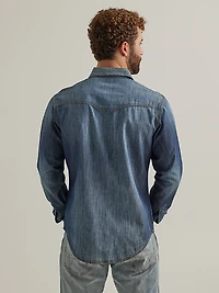 Wrangler Men's Retro Premium Long Sleeve Snap Shirt
