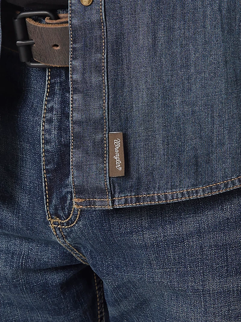 Wrangler Men's Retro Premium Long Sleeve Snap Shirt