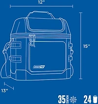 Coleman Pro 24 Can Soft Cooler