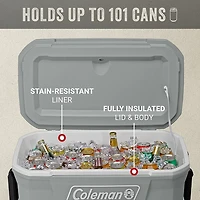 Coleman 316 Series qt Wheeled Hard Cooler