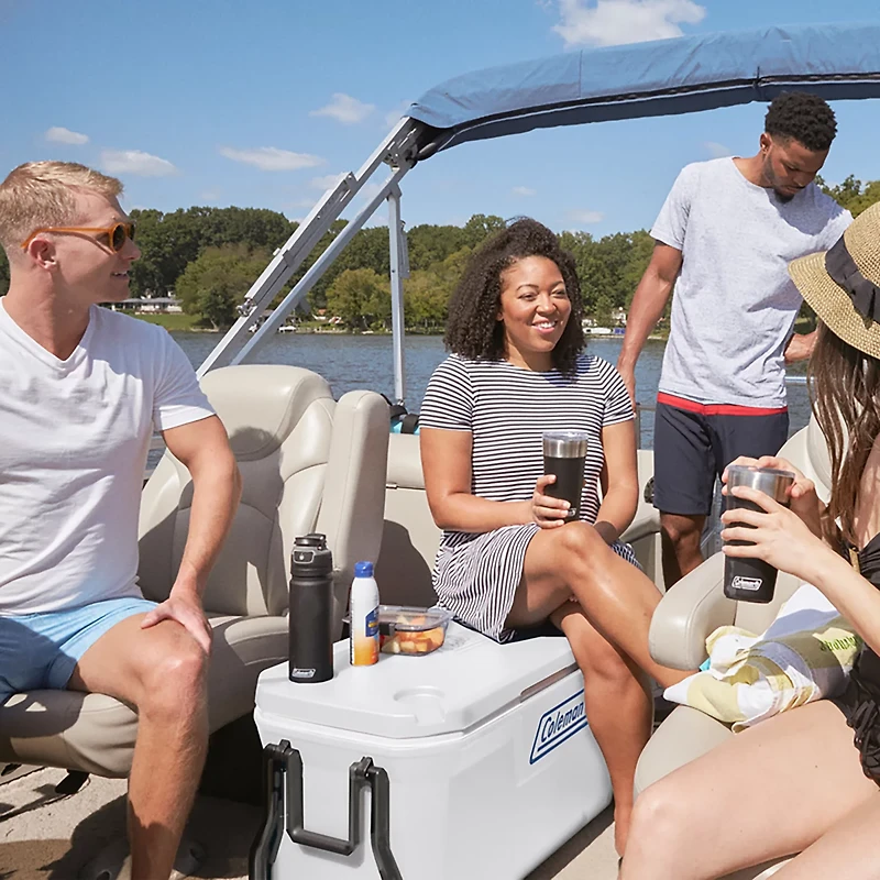 Coleman 316 Series 100 qt Marine Wheeled Hard Cooler