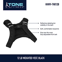 CAP Barbell Tone 12 lb Weighted Vest