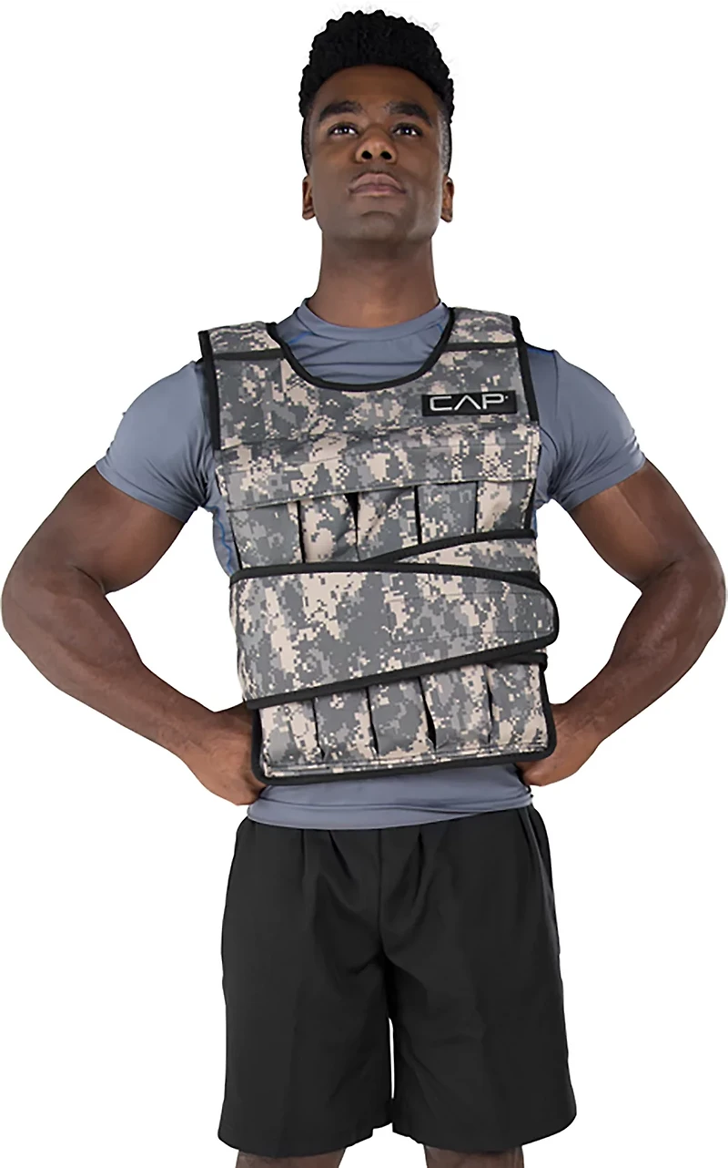 CAP Barbell 40 lb Camo Adjustable Weighted Vest