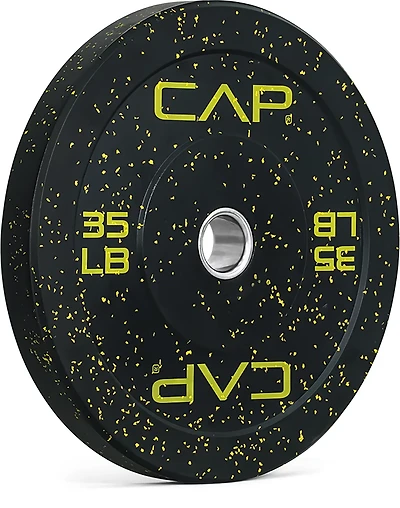 CAP Barbell Olympic Speckled Bumper Plate