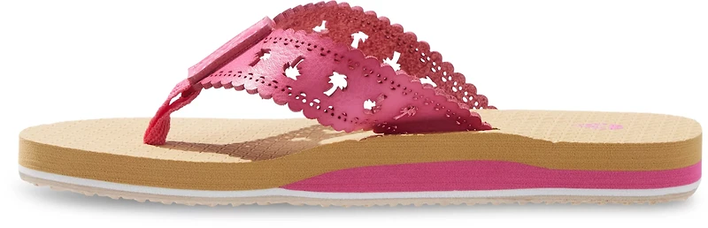 O'Rageous Girls' Palm Tree Chopout Flip Flops