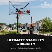 Silverback NXT 54 in In-Ground Basketball Hoop