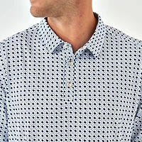 BURLEBO Men's Texas Pride Performance Polo Shirt